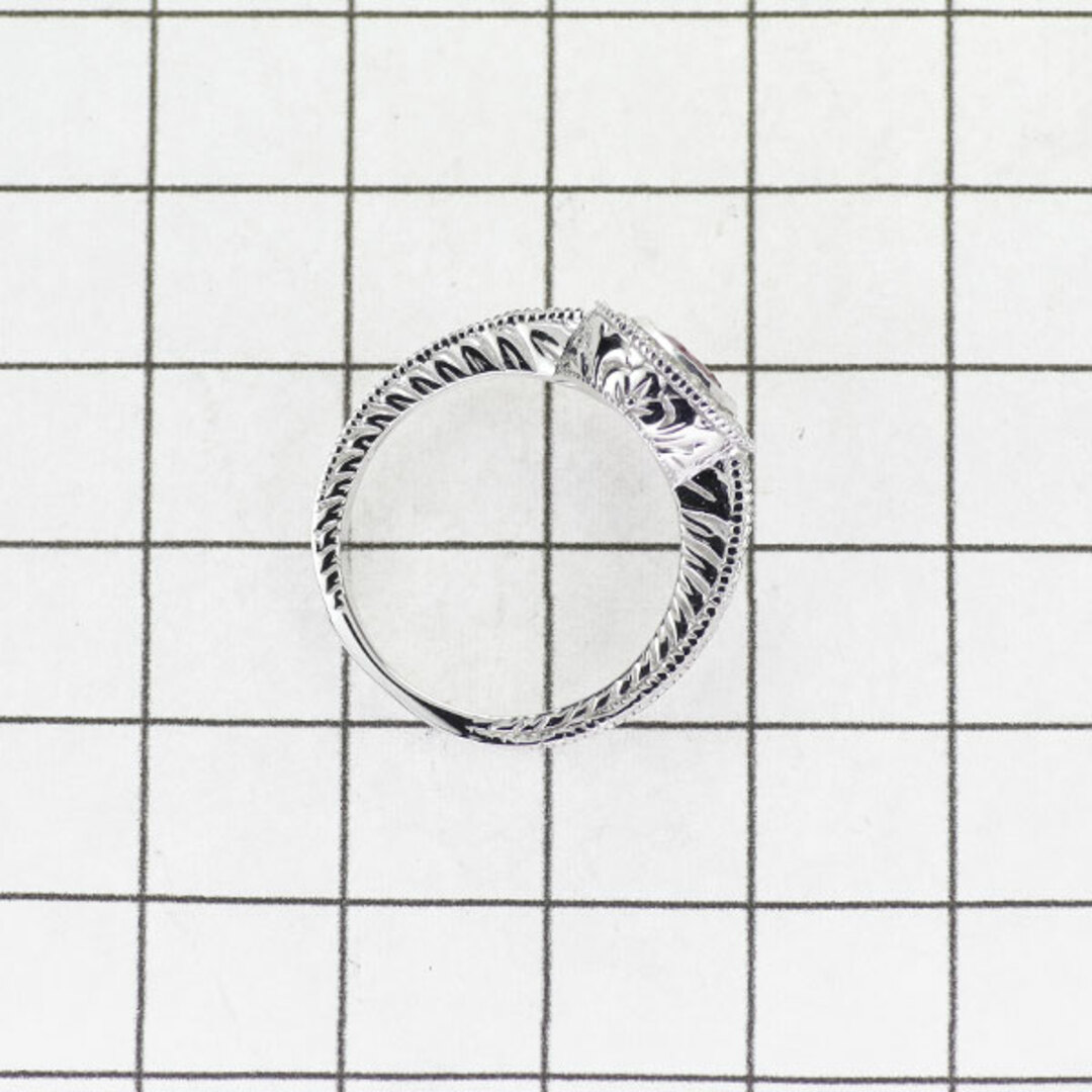 K18WG ルビー ダイヤモンド リング 0.85ct D0.30ct レディースのアクセサリー(リング(指輪))の商品写真