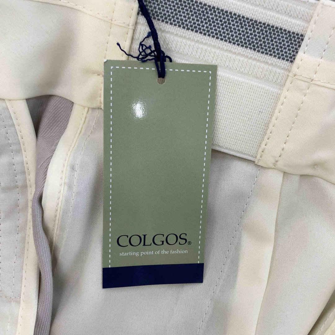 COLGOS メンズ パンツ スラックス　2タック　ベージュ　タグ付き メンズのパンツ(スラックス)の商品写真