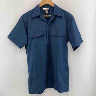 ディッキーズ(Dickies)のDICKIES ディッキーズ メンズ 半袖シャツ ネイビー 無地(シャツ)