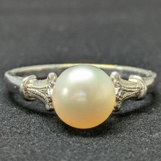 ミキモト(MIKIMOTO)の801 ミキモトパールリングK14WGホワイトゴールド12号(リング(指輪))