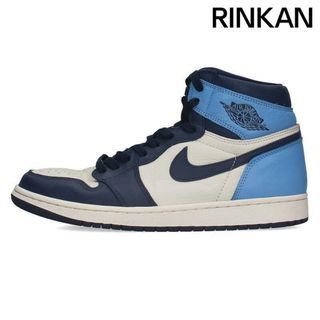 ナイキ(NIKE)のナイキ  AIR JORDAN 1 RETRO HIGH OG OBSIDIAN 555088-140 エアジョーダン1レトロハイオージーオブシディアンスニーカー メンズ 28cm(スニーカー)