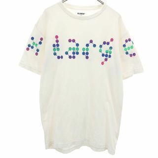 エクストララージ(XLARGE)のエクストララージ 半袖 Tシャツ L ホワイト XLARGE メンズ 古着 【240405】 メール便可(Tシャツ/カットソー(半袖/袖なし))