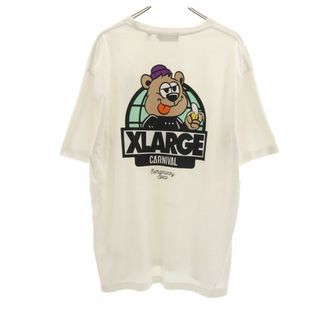 エクストララージ(XLARGE)のエクストララージ バックプリント 半袖 Tシャツ XL ホワイト XLARGE メンズ 古着 【240405】 メール便可(Tシャツ/カットソー(半袖/袖なし))