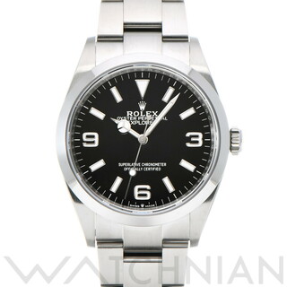 ロレックス(ROLEX)の中古 ロレックス ROLEX 124270 ランダムシリアル ブラック メンズ 腕時計(腕時計(アナログ))