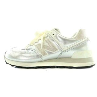 ニューバランス(New Balance)のNEW BALANCE WL574PR2 US6.5 23.5cm シルバー色(スニーカー)