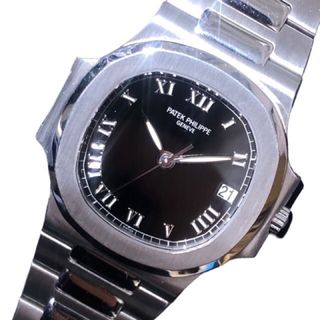 パテックフィリップ(PATEK PHILIPPE)の　パテック・フィリップ PATEK PHILIPPE ノーチラス 3800-1A-001 ブラック ステンレススチール メンズ 腕時計(その他)