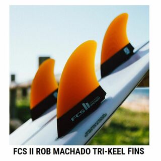 FCS II ROB MACHADO TRI-KEEL L SIZE FINS（