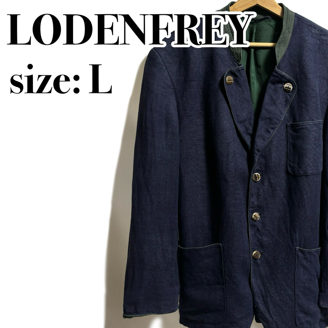 VINTAGE(ヴィンテージ)のLODENERY ジャケット スタンドカラー テーラード ヴィンテージ 海外古着 メンズのジャケット/アウター(テーラードジャケット)の商品写真