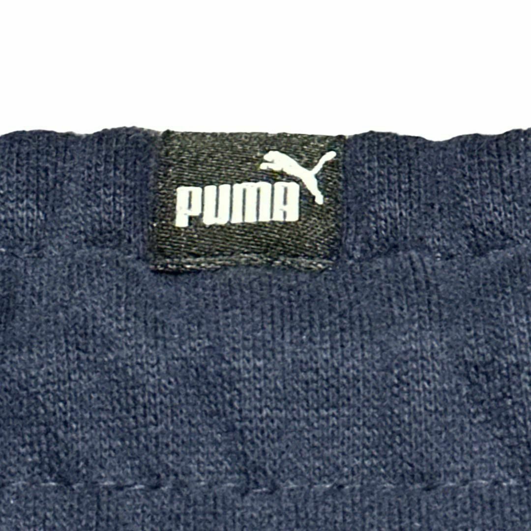 PUMA(プーマ)のPUMA スウェットパンツ ロゴタグ ネイビー 裏起毛 US古着 p42 メンズのパンツ(その他)の商品写真