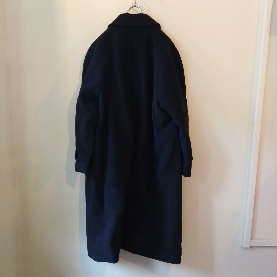 コシノヒロコ　HIROKO KOSHINO ロングコート ブラック メンズのジャケット/アウター(ステンカラーコート)の商品写真