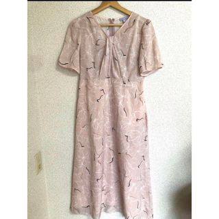 トッカ(TOCCA)のTOCCA  トッカ EthicalSatinPrintDress ドレス　4(ひざ丈ワンピース)