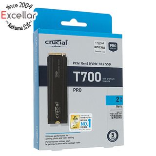 クルーシャル(crucial)のcrucial　内蔵型 M.2 SSD　T700 CT2000T700SSD5JP　2TB(PC周辺機器)