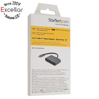 StarTech.com　2in1 USB TypeC-VGA/HDMI変換ディスプレイアダプタ　CDP2HDVGA(その他)