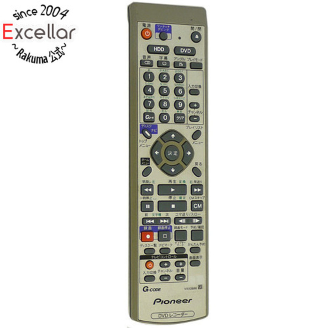 PIONEER - Pioneer DVDレコーダーリモコン VXX2886の通販 by PIONEER - Pioneer DVDレコーダーリモコン VXX2886の通販 by