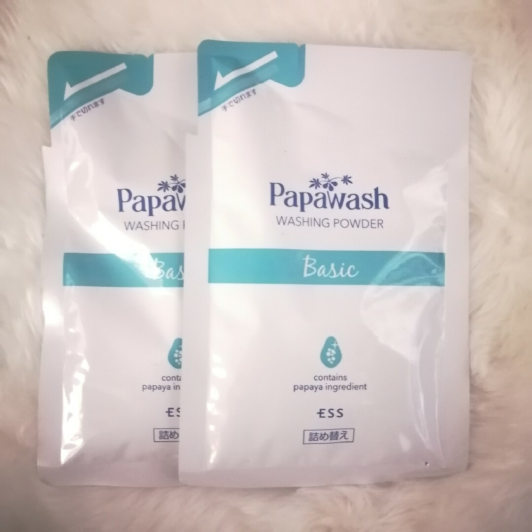 パパウォッシュ Papawash ベーシック 詰め替え2袋 コスメ/美容のスキンケア/基礎化粧品(洗顔料)の商品写真