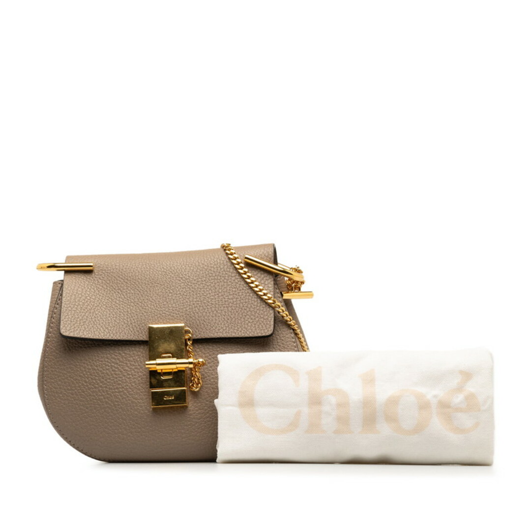 Chloe - 美品 クロエ ドリュー チェーンショルダーバッグ レザー Chloe - 美品 クロエ ドリュー チェーンショルダーバッグ レザー
