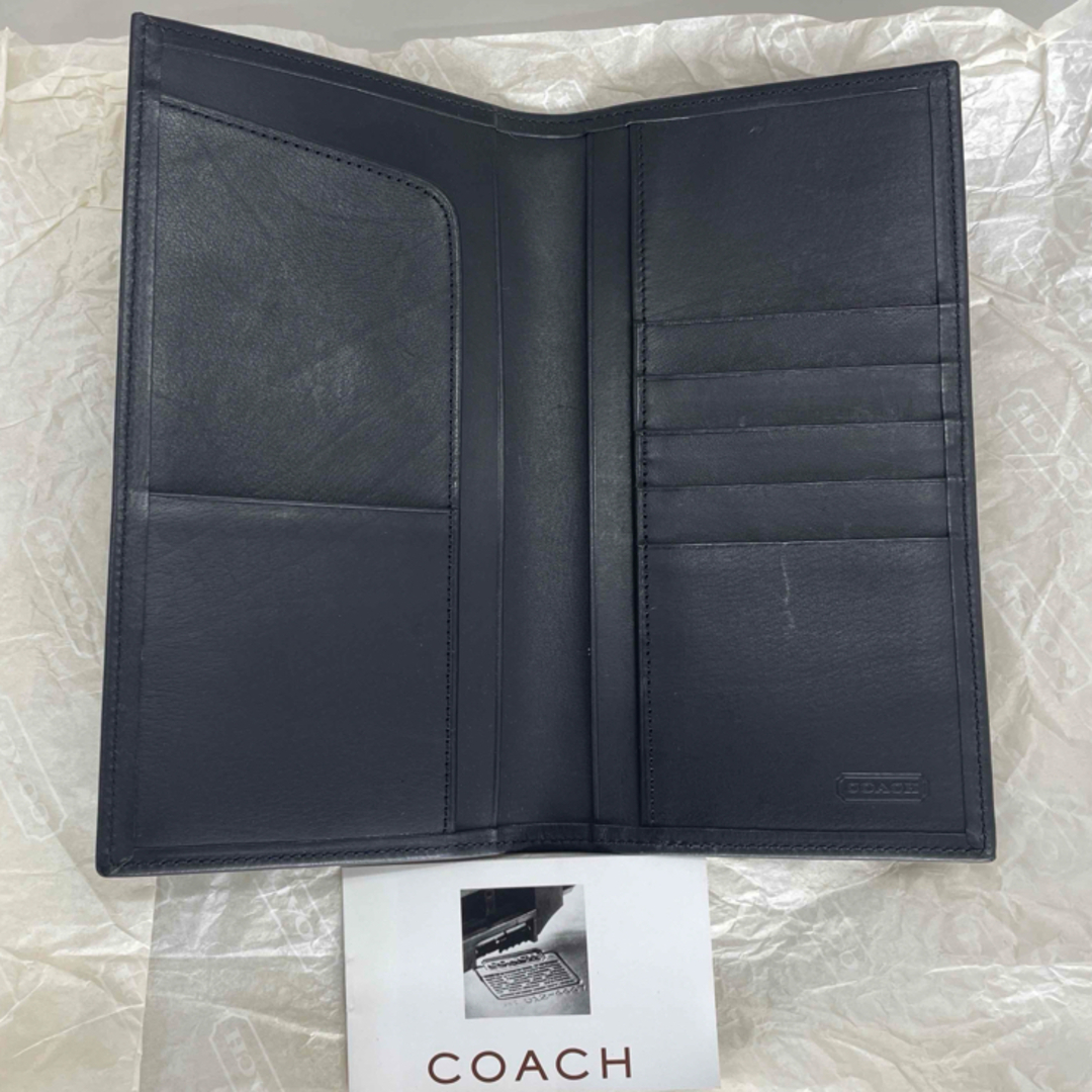 COACH(コーチ)のオールドコーチ　長財布　新品未使用　コーチ　黒　純札入れ メンズのファッション小物(長財布)の商品写真