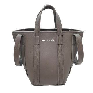 バレンシアガ(Balenciaga)の　バレンシアガ BALENCIAGA エブリデイXS ノースサウス 672793 グレー レザー　 レディース ハンドバッグ(ハンドバッグ)