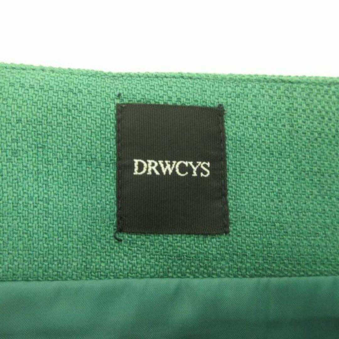 DRWCYS(ドロシーズ)のドロシーズ 美品 レースアップタイトスカート ひざ丈 緑 1 約S ■122 レディースのスカート(ひざ丈スカート)の商品写真