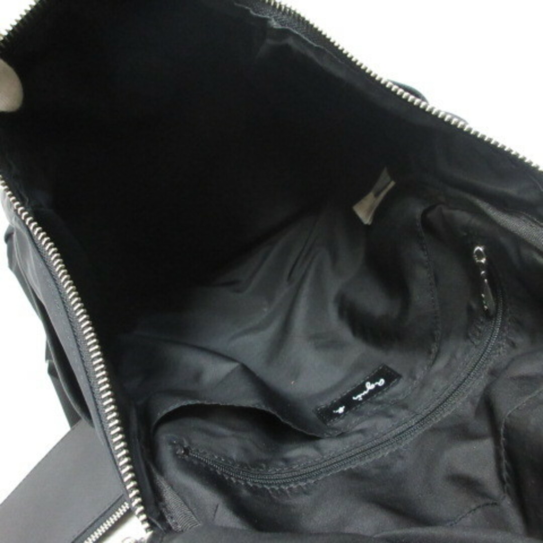 agnes b.(アニエスベー)のアニエスベー agnes b. ナイロン ミニ リュックサック デイパック 黒 レディースのバッグ(リュック/バックパック)の商品写真