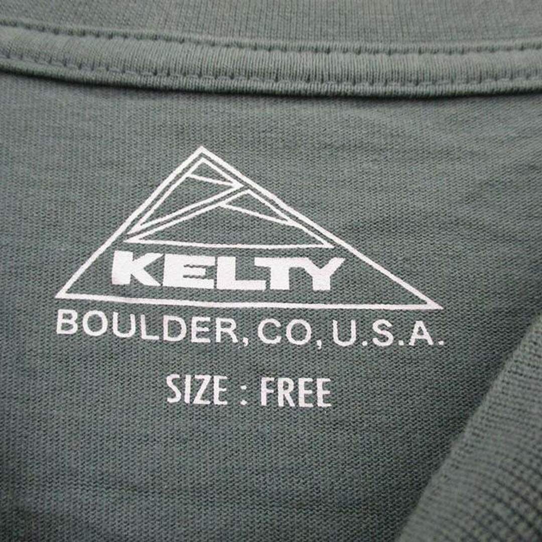 KELTY(ケルティ)のケルティ KELTY Tシャツ カットソー 半袖 コットン ワンポイント ロゴ レディースのトップス(カットソー(半袖/袖なし))の商品写真