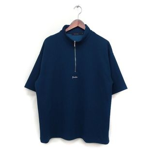 レイジブルー(RAGEBLUE)のレイジブルー RAGEBLUE ハーフジップ Tシャツ カットソー 半袖 ブルー(Tシャツ/カットソー(半袖/袖なし))