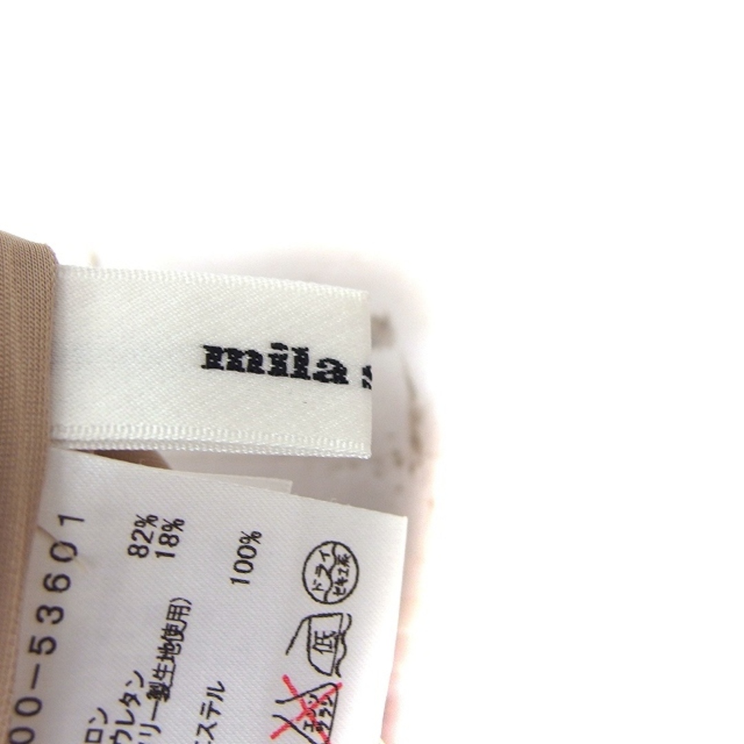 mila schon(ミラショーン)のミラショーン mila schon 柄 プリーツスカート ひざ下丈 パープル 紫 レディースのスカート(ひざ丈スカート)の商品写真