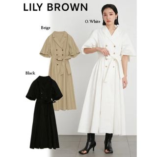 リリーブラウン(Lily Brown)のLily Brown トレンチワンピース(ロングワンピース/マキシワンピース)