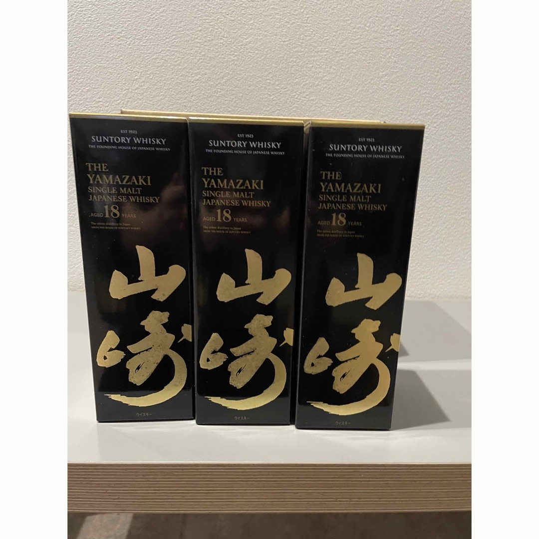 サントリー(サントリー)のサントリー山崎18年700ml 6入1箱 食品/飲料/酒の酒(ウイスキー)の商品写真