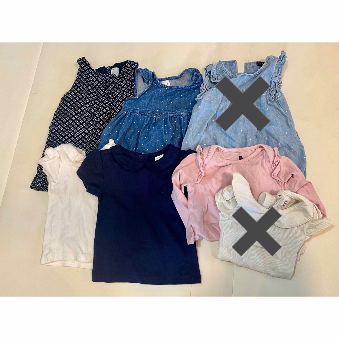 babyGAP(ベビーギャップ)のGAP 5点セット キッズ/ベビー/マタニティのベビー服(~85cm)(ロンパース)の商品写真