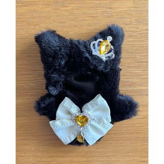 ぬい服 14cm くろねこイエロー【セミオーダーOK】(ぬいぐるみ)