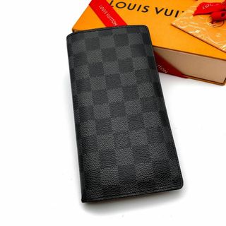 ルイヴィトン(LOUIS VUITTON)の【S級極美品】ルイヴィトン ダミエ ポルトフォイユ ブラザ 長財布(長財布)