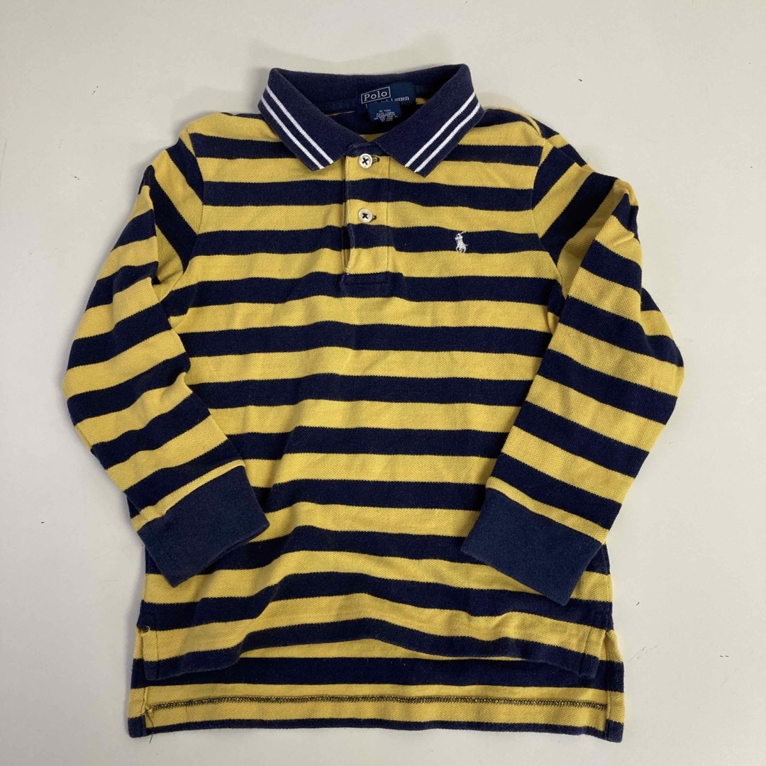 POLO RALPH LAUREN(ポロラルフローレン)のポロバイラルフローレン 4/4T （110）長袖ポロシャツ キッズ/ベビー/マタニティのキッズ服男の子用(90cm~)(その他)の商品写真