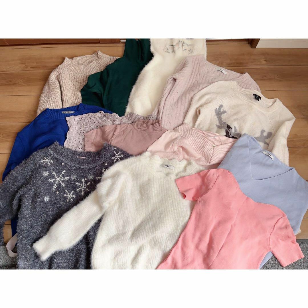 GRL(グレイル)の春秋冬 ニット セーター まとめ売り レディースのトップス(ニット/セーター)の商品写真