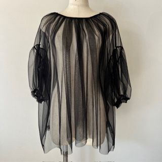 アリエス(aries)の新作aries mirage lame tulle gather tops(シャツ/ブラウス(長袖/七分))