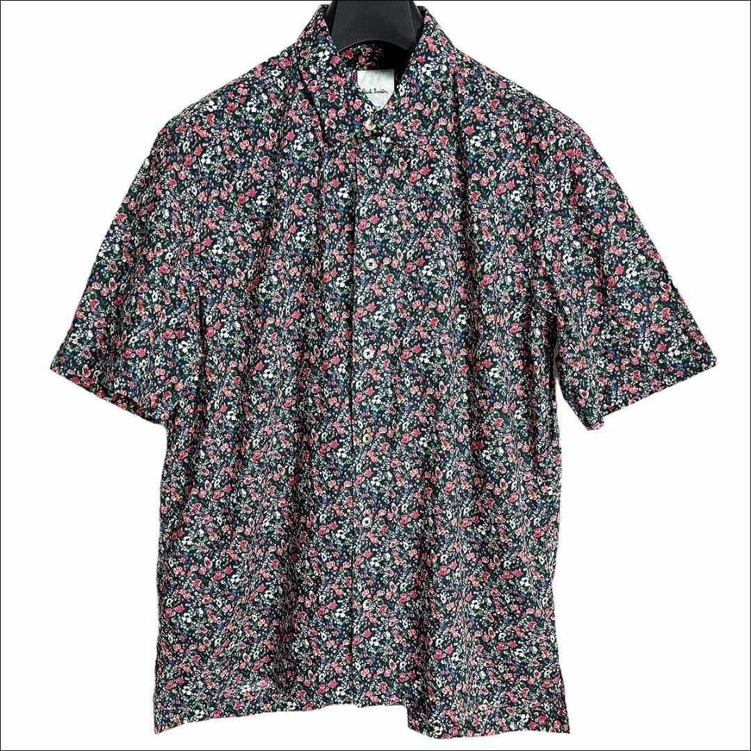 Paul Smith(ポールスミス)のJ3584美品 ポールスミス ARCHIVEFLORAL プリント半袖シャツ M メンズのトップス(シャツ)の商品写真