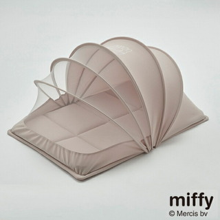 ミッフィー(miffy)のミッフィー miffy お昼寝コンパクトベッド (ベージュ) 西川 ベビー(寝袋/寝具)
