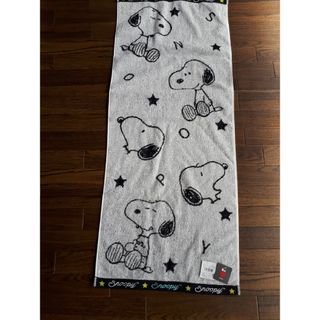 スヌーピー(SNOOPY)のSNOOPYジャガードミニバスタオル　SNOOPYバスタオル(タオル)