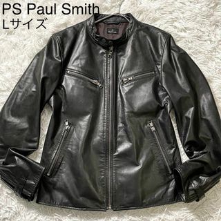 PS たかい ポールスミス シワ加工レザージャケット 黒 L HERO PS たかい ポールスミス シワ加工レザージャケット 黒 L HERO