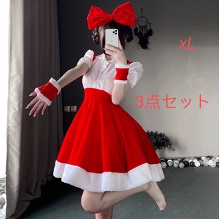 サンタクロース衣装 レディース クリスマス コスプレ コスチューム 衣装 サンタ(衣装)