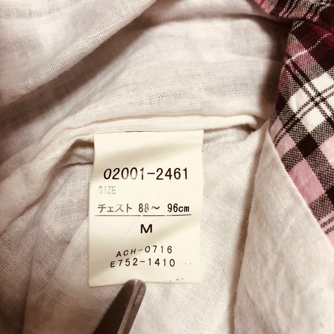 carhartt(カーハート)のCarhartt カーハート マドラスチェックシャツ フロントジップ Mサイズ レディースのトップス(シャツ/ブラウス(長袖/七分))の商品写真