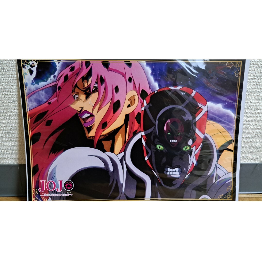 JOJO(ジョジョ)の【非売品】ジョジョワールドQuizzes 景品ポスターA3 ディアボロ エンタメ/ホビーのおもちゃ/ぬいぐるみ(キャラクターグッズ)の商品写真
