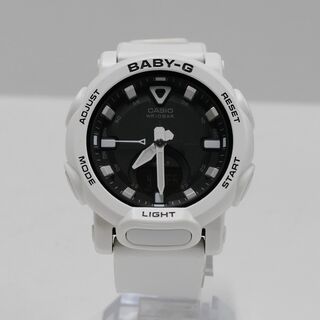 ベビージー(Baby-G)のCASIO Baby-G 腕時計 BGA-310 USED美品 レディース タフソーラー ベビーG カシオ アナデジ ホワイト 白 完動品 中古 X5264(腕時計)