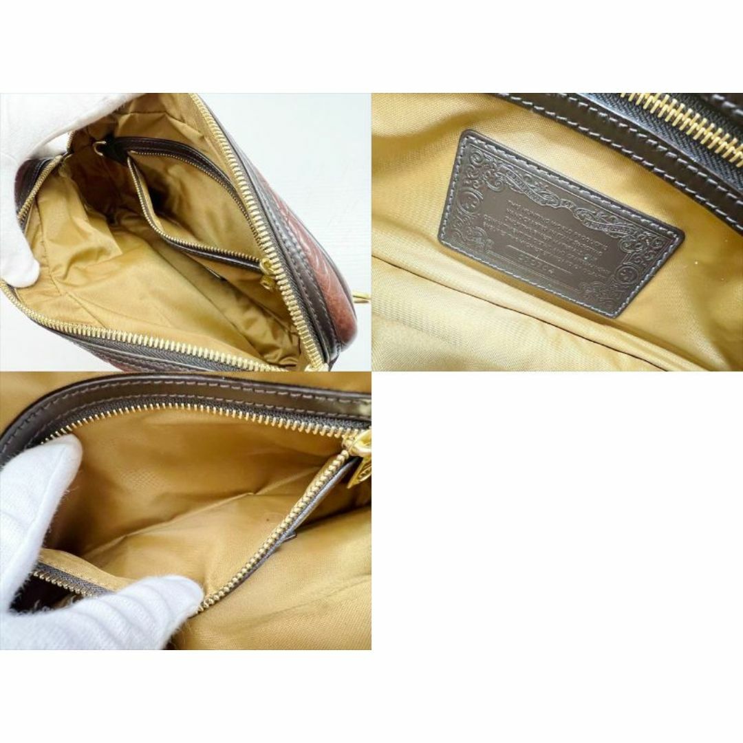 HUNTING WORLD(ハンティングワールド)の美品　ハンティングワールド　バチュー　レザー　セカンドバッグ　クラッチ メンズのバッグ(セカンドバッグ/クラッチバッグ)の商品写真