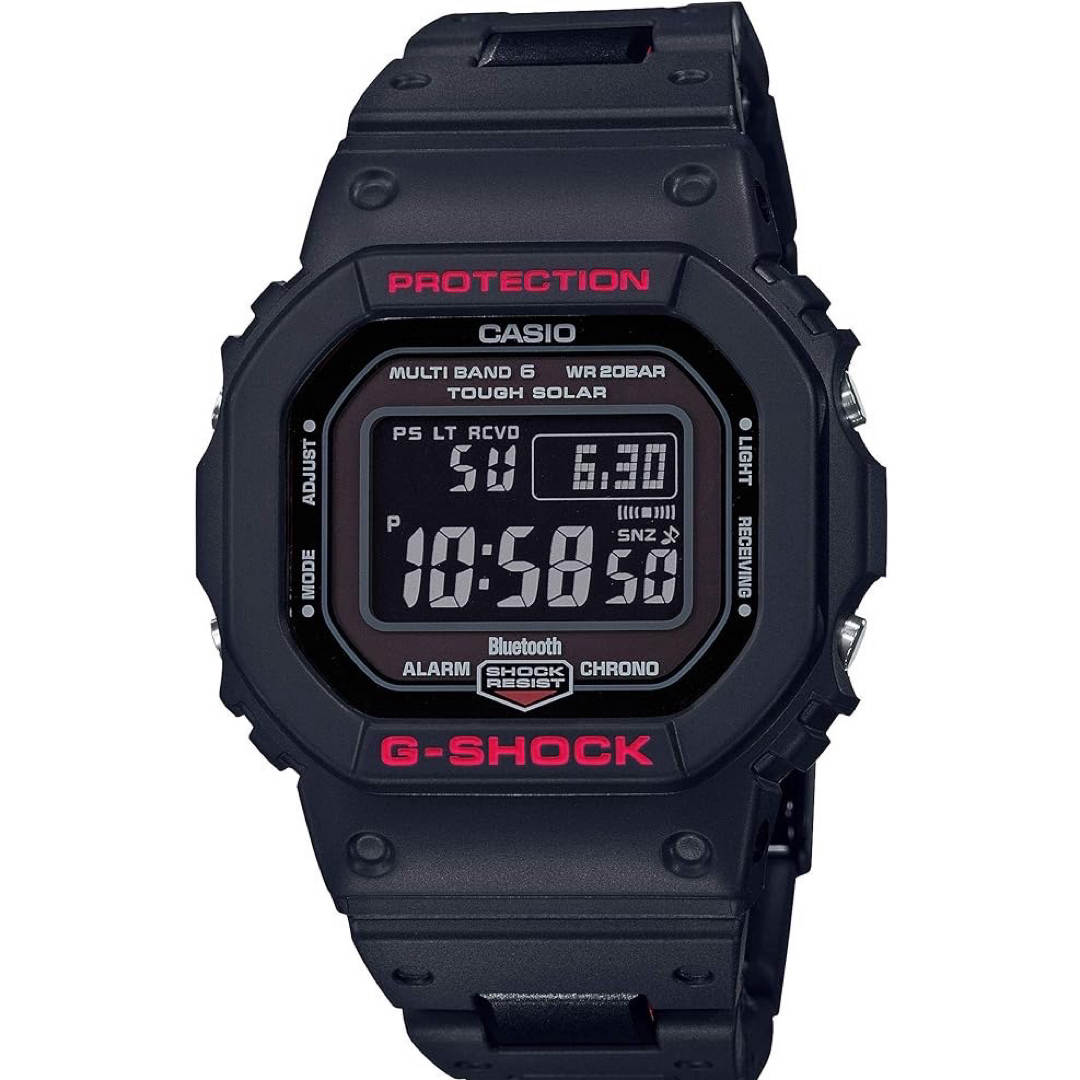 G-SHOCK(ジーショック)の【CASIO】G-SHOCK GW-B5600HR メンズブラック レッド メンズの時計(腕時計(デジタル))の商品写真