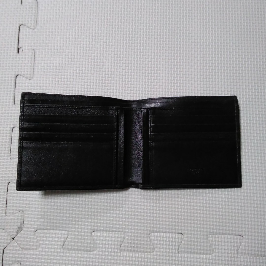 FLORENCE ITALY 札入れ　カード入れ　黒　ブラック　訳あり メンズのファッション小物(折り財布)の商品写真