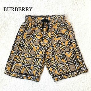 バーバリー(BURBERRY)の【未使用級】BURBERRY ハーフパンツ シルク ノバチェック(ショートパンツ)