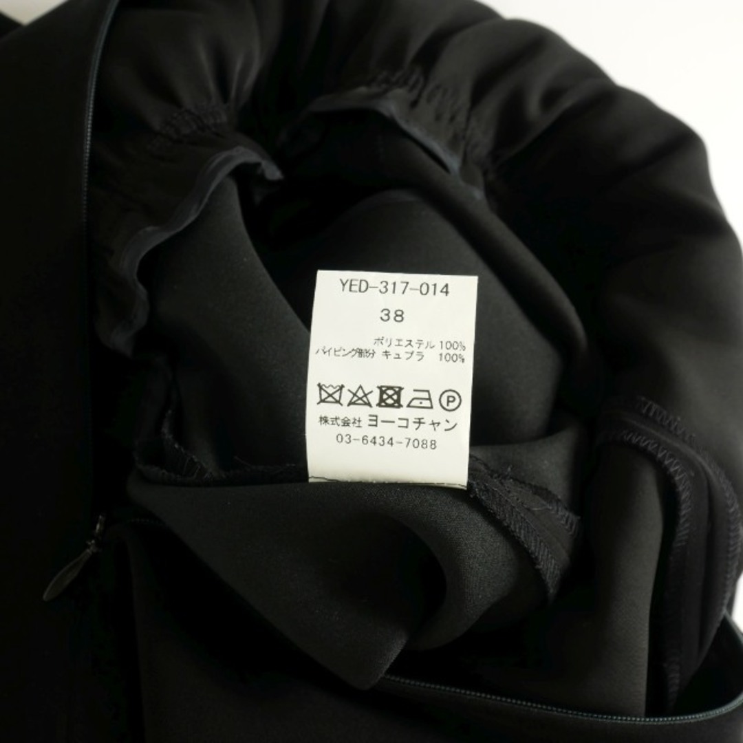 ヨーコチャン YOKO CHAN クルーネック ワンピース 半袖 ひざ丈 38 レディースのワンピース(その他)の商品写真