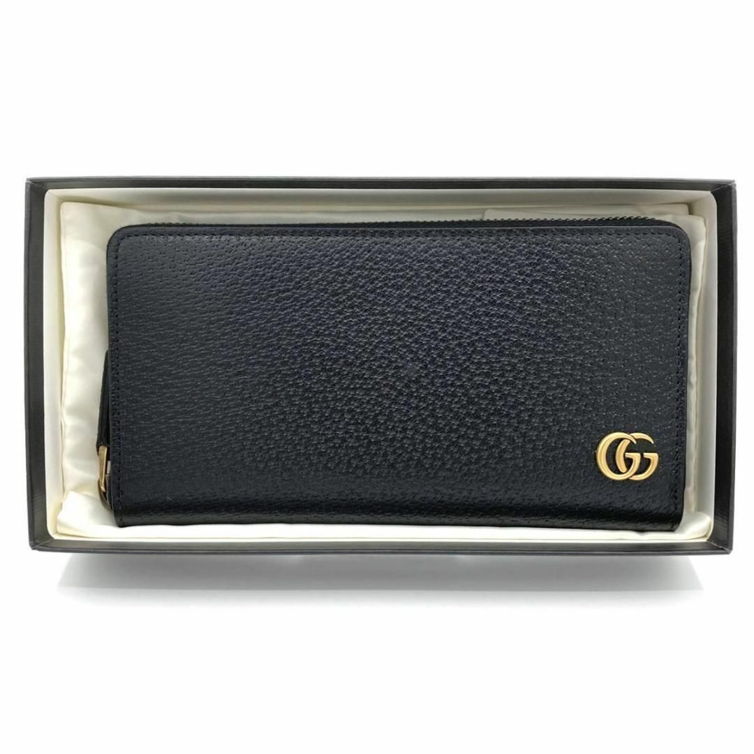 新品 未使用 GUCCI グッチ 長財布 ブラック 428736 DJ20T レディースのファッション小物(財布)の商品写真