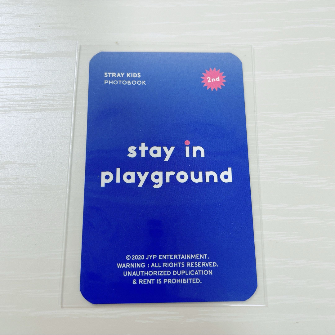 Stray Kids(ストレイキッズ)のリノ Stay in play groundトレカ サウェ エンタメ/ホビーのCD(K-POP/アジア)の商品写真